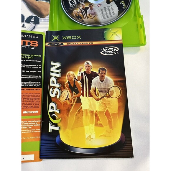 NCAA Football 2005 Top Spin Combo Xbox Complete with Manuals Tested - Picture 6 of 11
